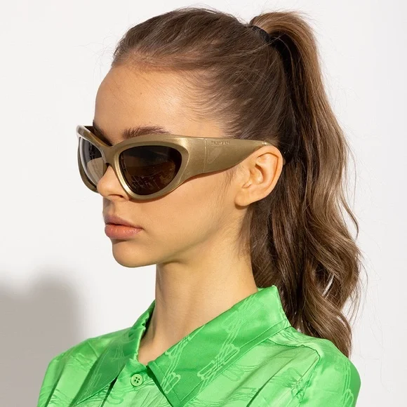 Balenciaga Accessories New Bb228s 004 Balenciaga Gold Brown